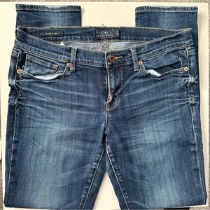 Lucky brand Charlie skinny jeans, ankle length.